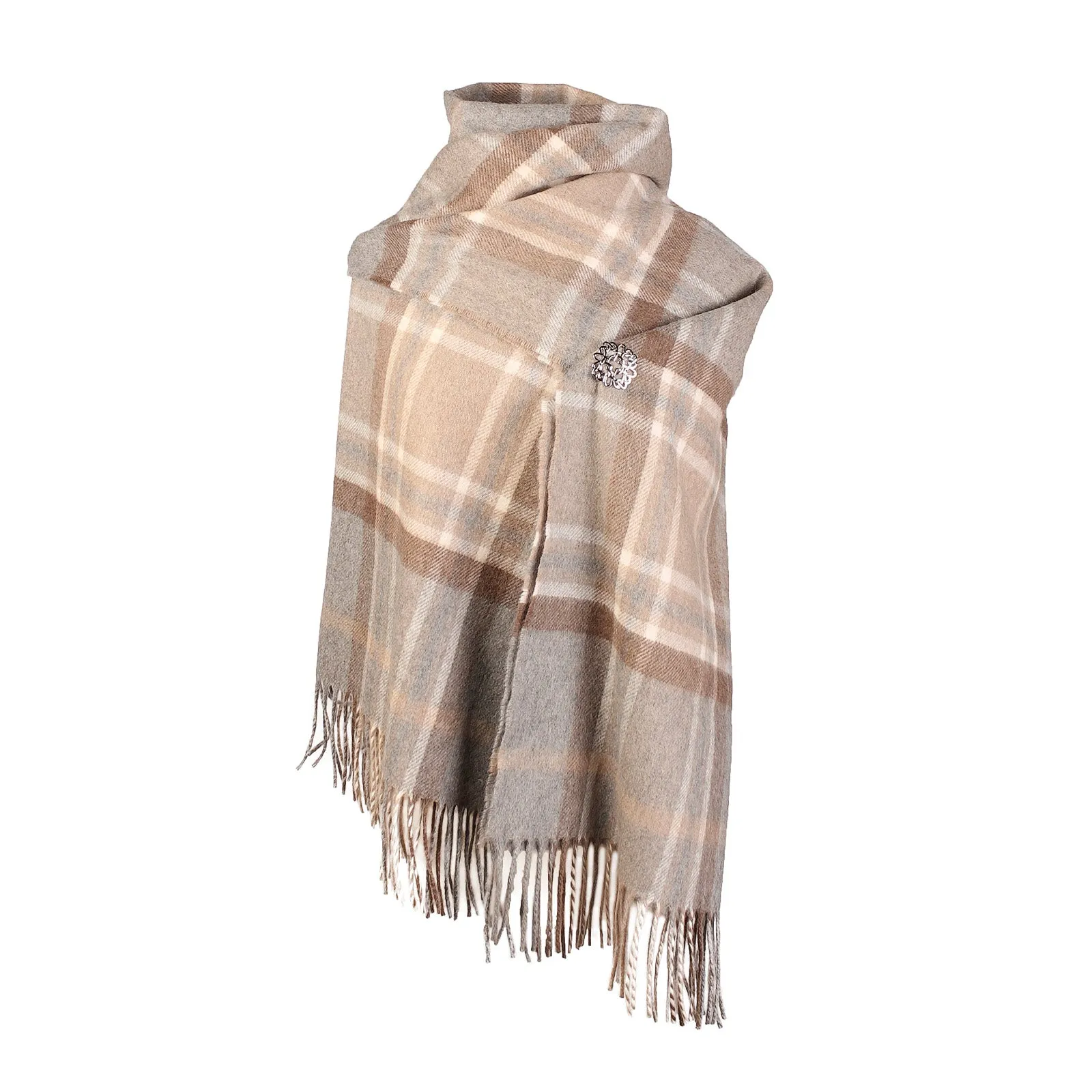 100% Cashmere Solid Stole  Mackellar