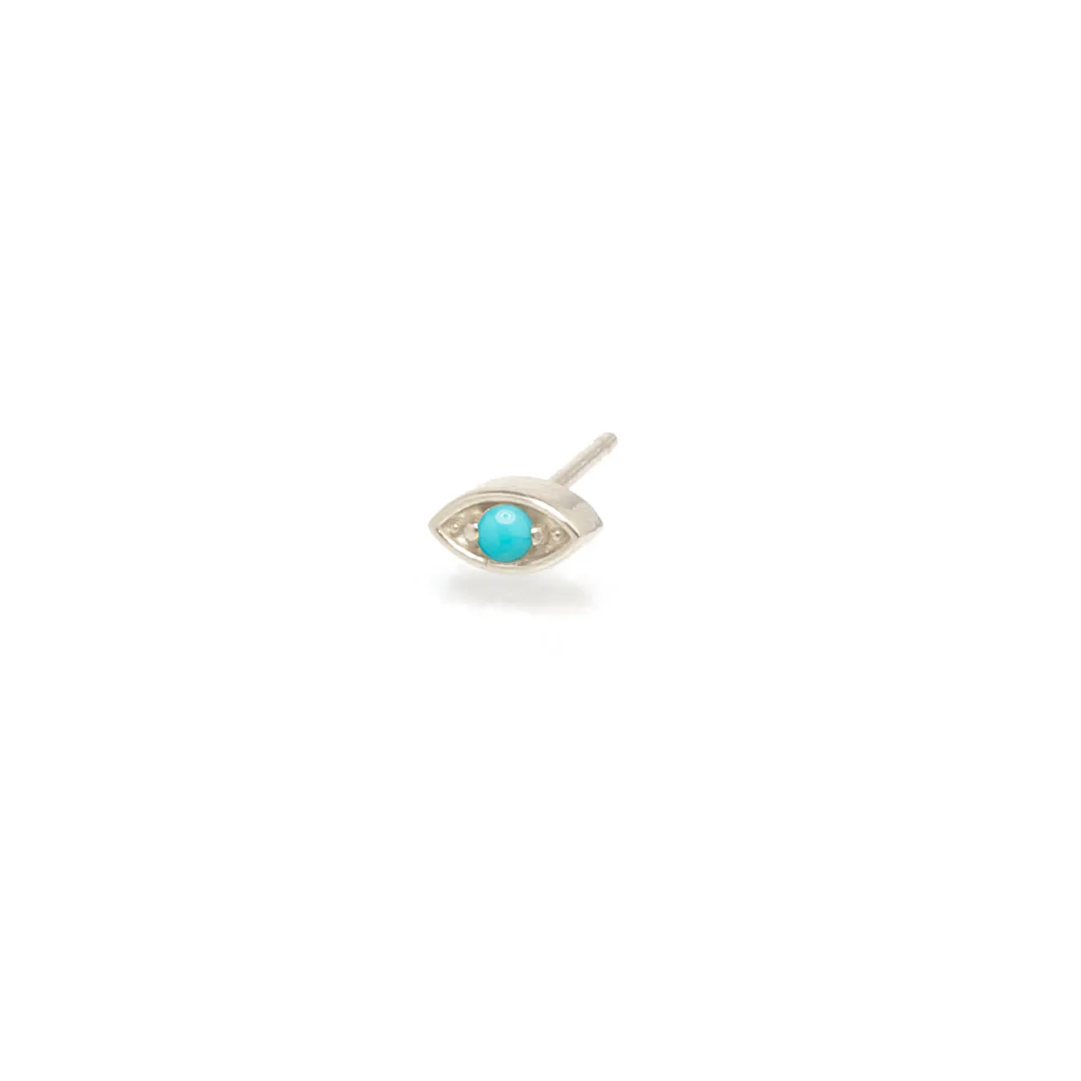 14k Small Turquoise Eye Studs