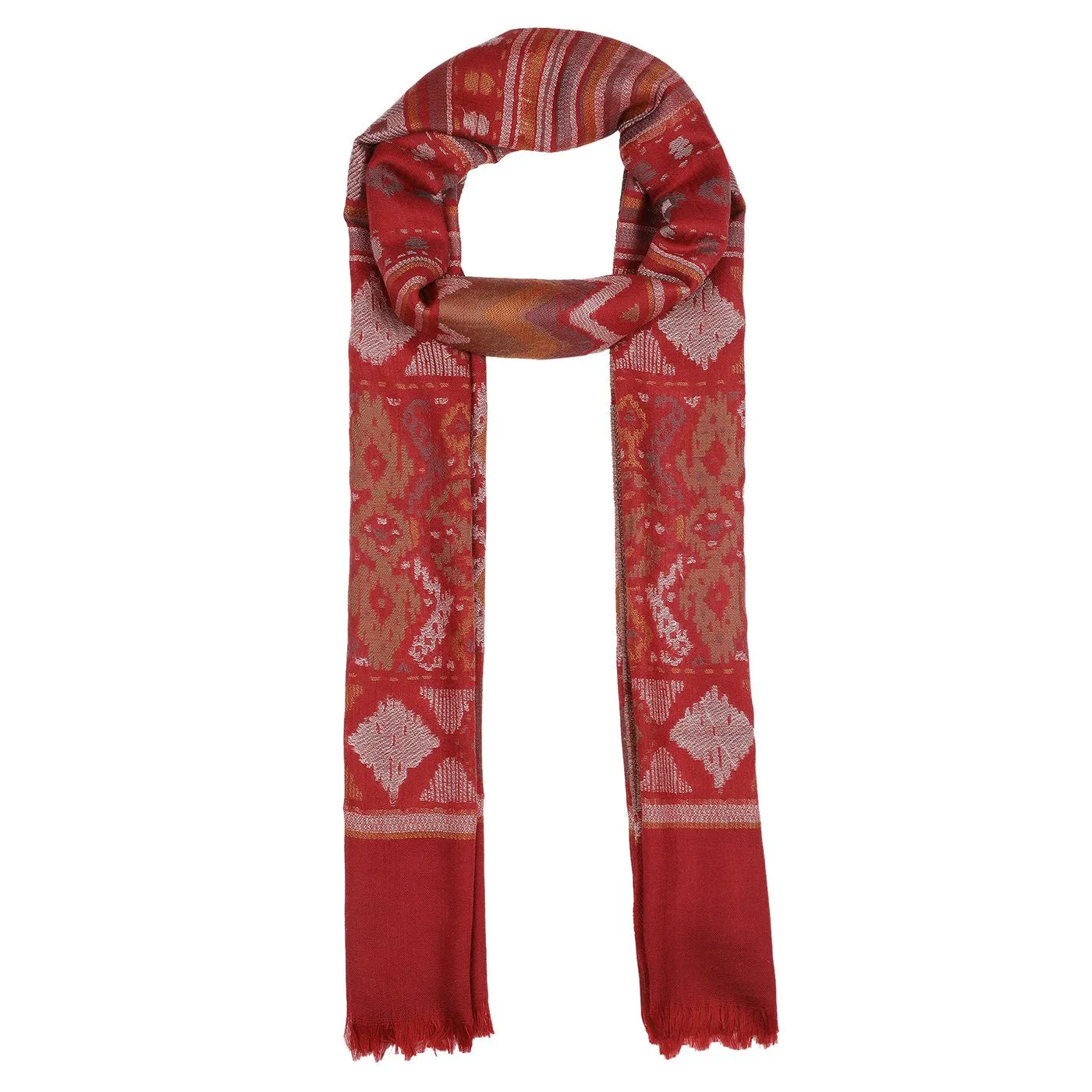 Aafia Woolen Jacquard Stole