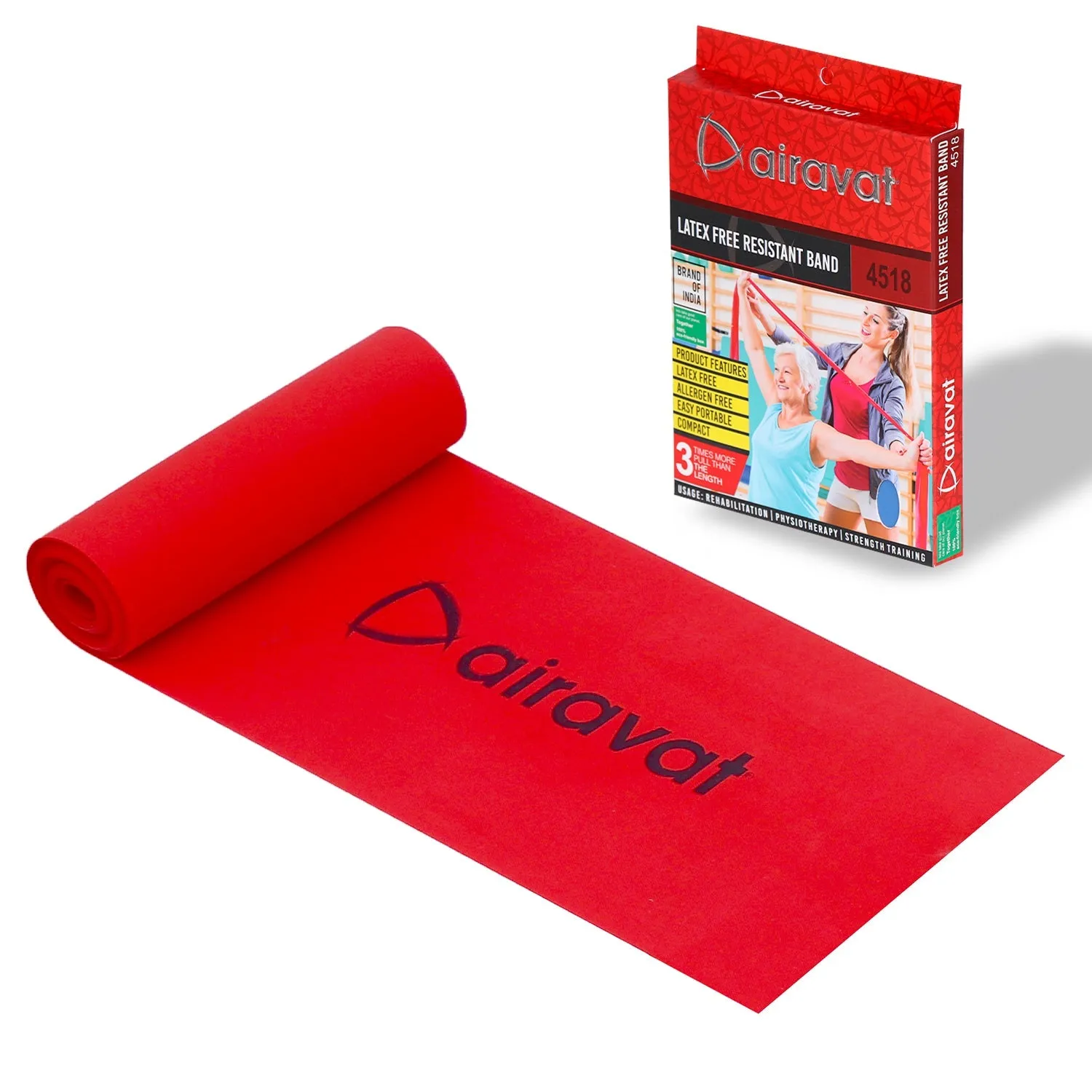 AIRAVAT LATEX FREE RESISTANCE BAND 4518 (LEVEL 2)