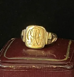 Australian WENDT Rose Gold Signet Ring