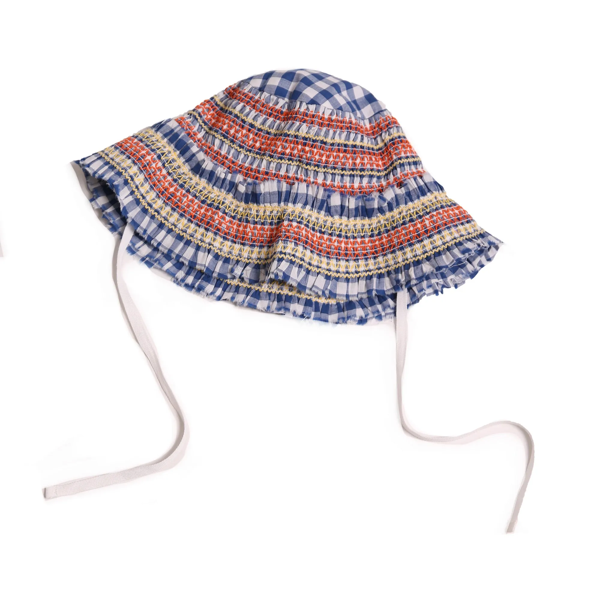 BABY SMOCKED BUCKET HAT