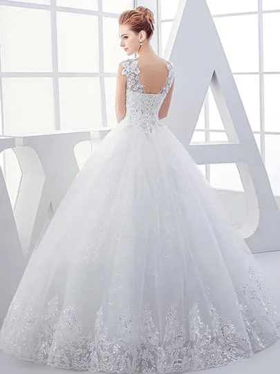 Beading Ball Gown Wedding Dress