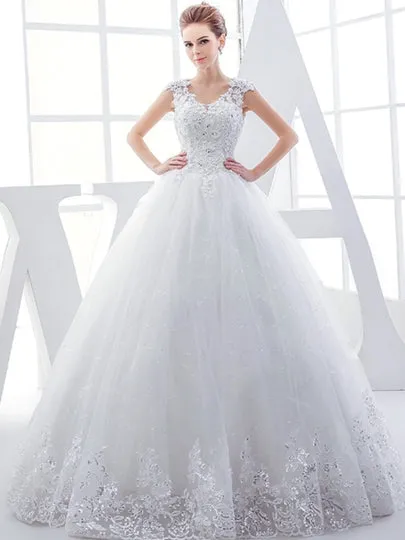 Beading Ball Gown Wedding Dress