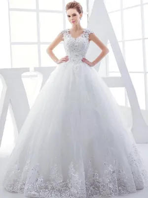 Beading Ball Gown Wedding Dress