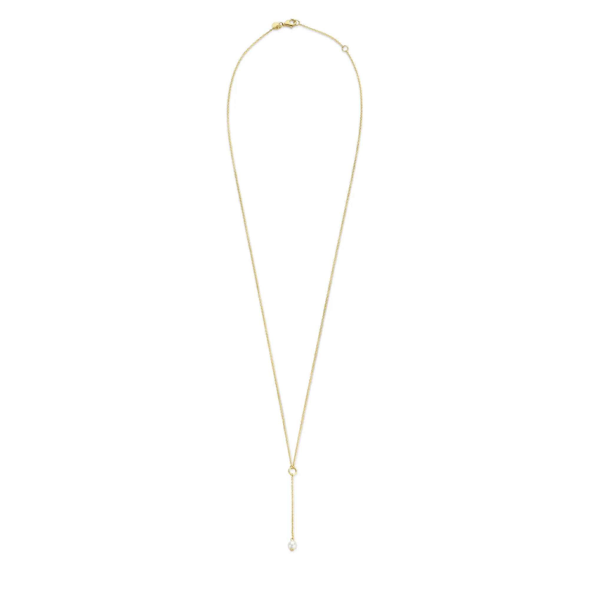 Belleville Luna 14 karat gold necklace with freshwater pearl