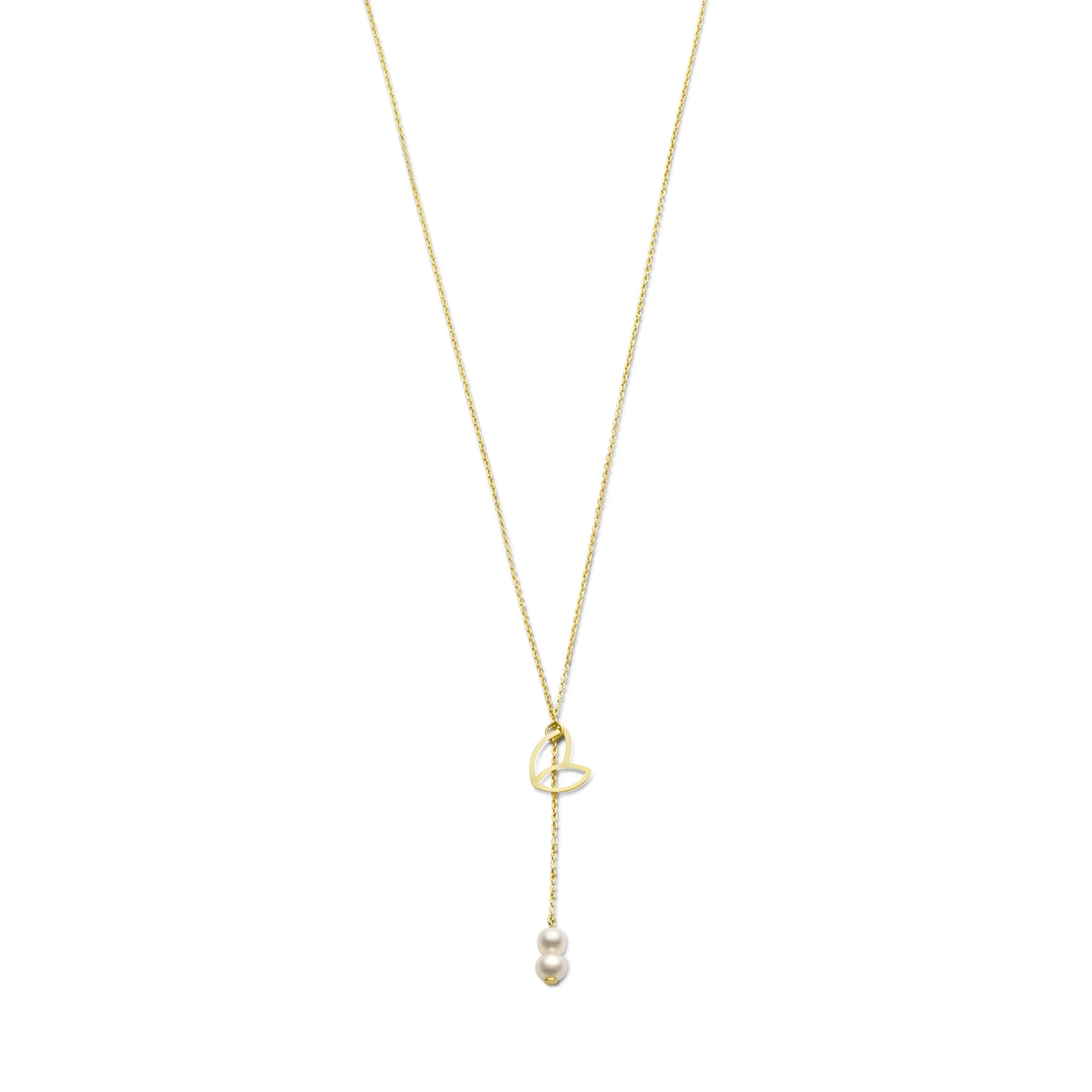 Belleville Noémi 14 karat gold necklace with freshwater pearls