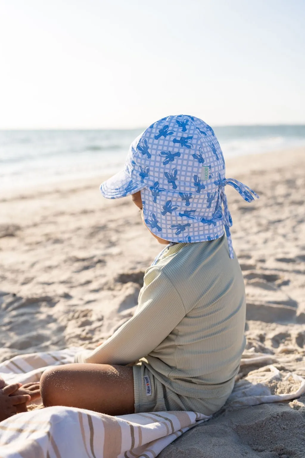 Blue Lobsters Swim Flap Cap