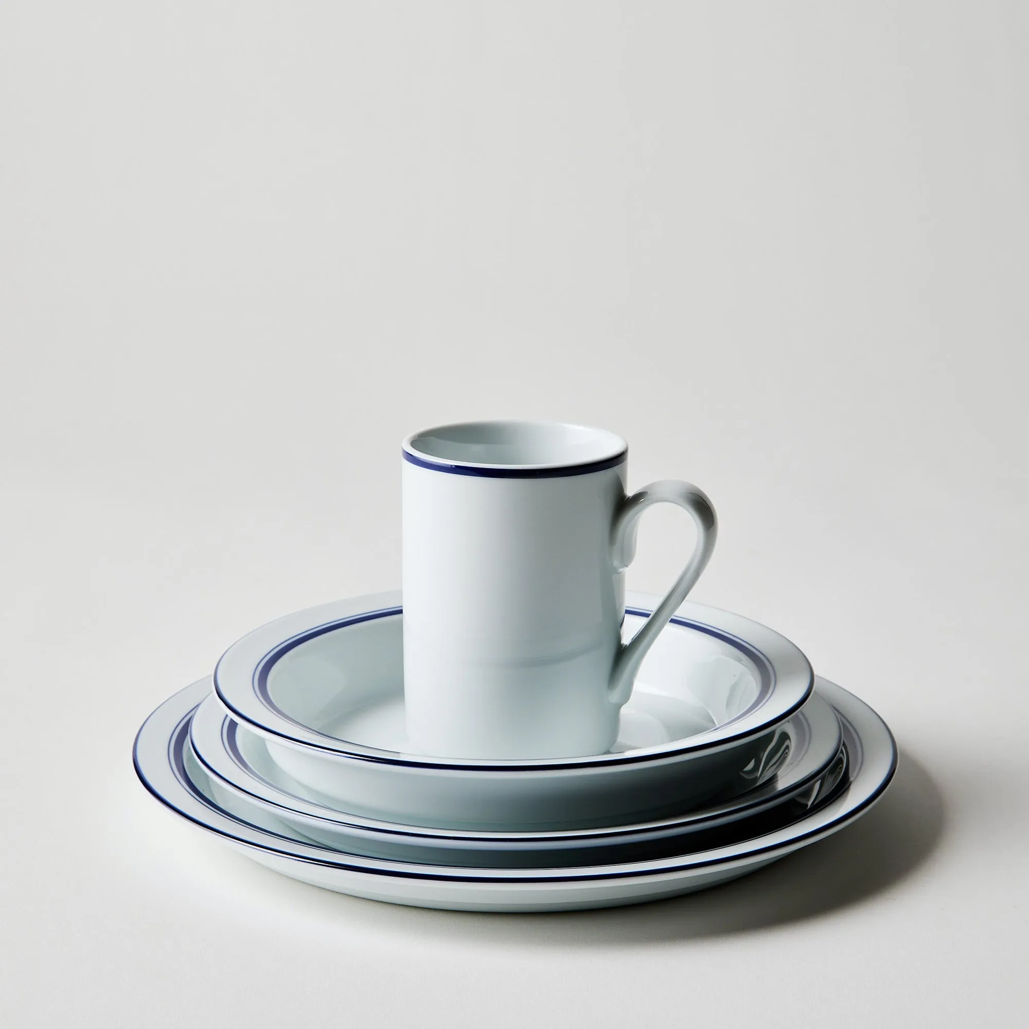 Christianshavn Blue Porcelain, 16-Piece Set