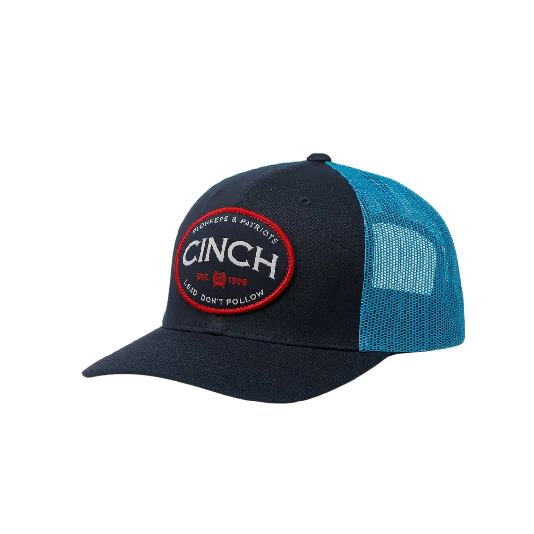 Cinch Men's Pioneers & Patriots Trucker Navy Hat