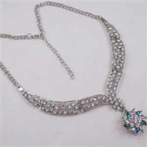 Crystal & Rhinestone Elegant Prom Necklace