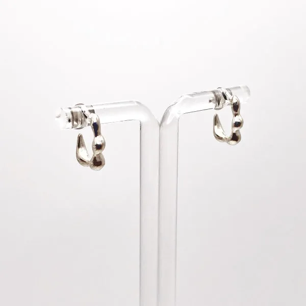 Driblet Silver Earrings