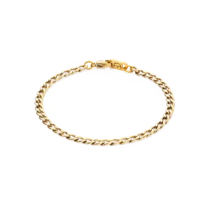 Extension chain 21 cm gold