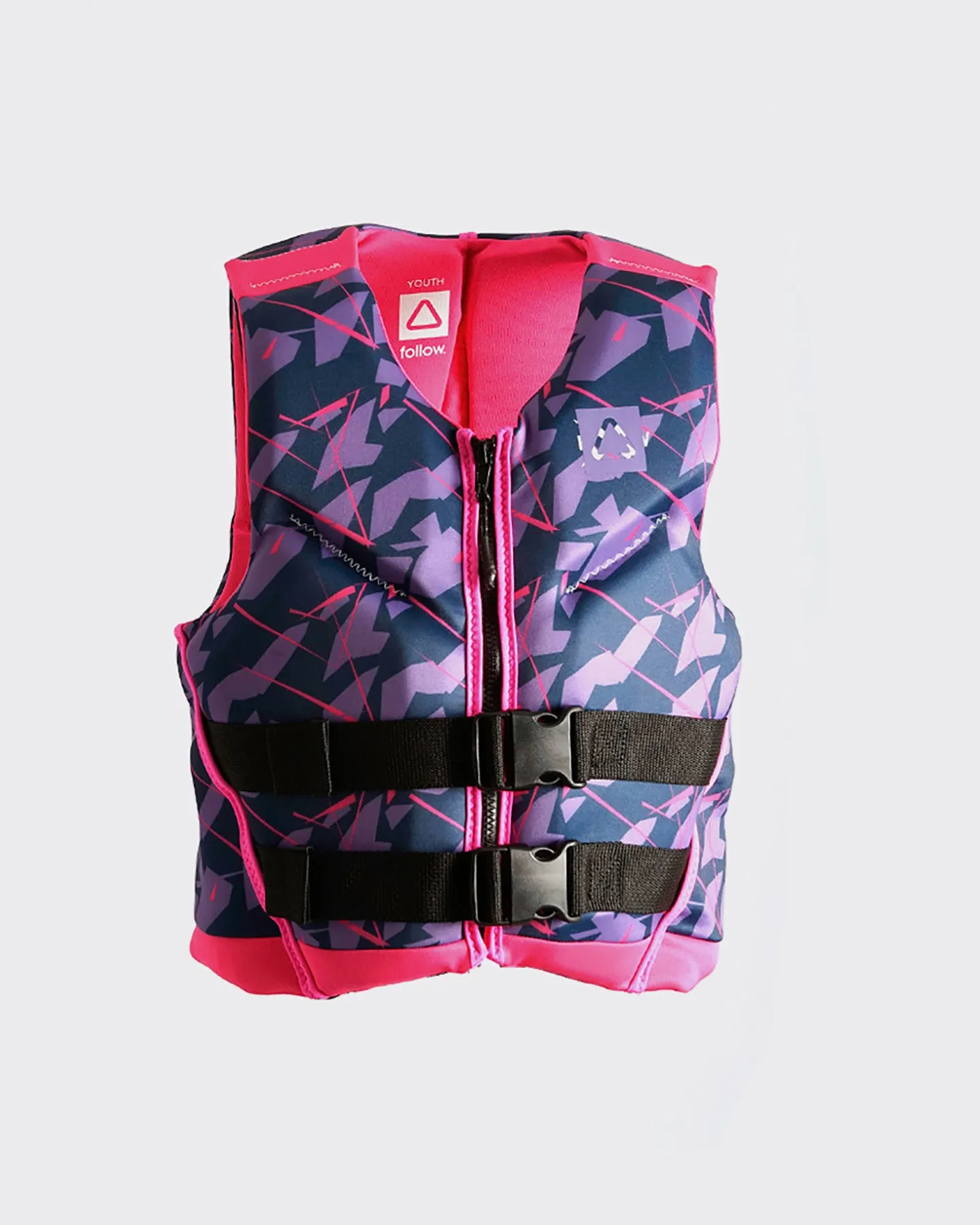 Follow Youth Pop CGA Vest - Purple/Pink