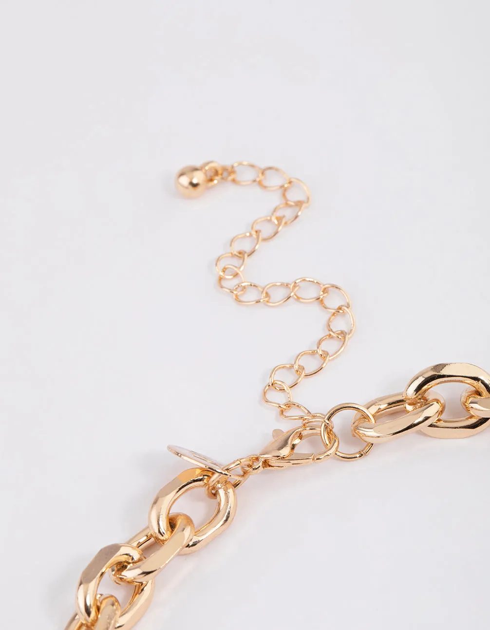 Gold Cable Chain Necklace