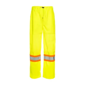 Ground Force Hi-Vis Men's Traffic Mesh Work Pants TB01Y - Yellow