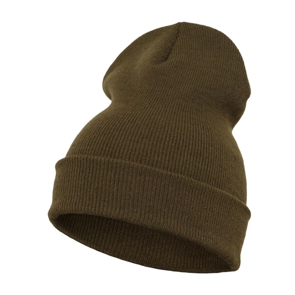 Heavyweight Long Beanie olive