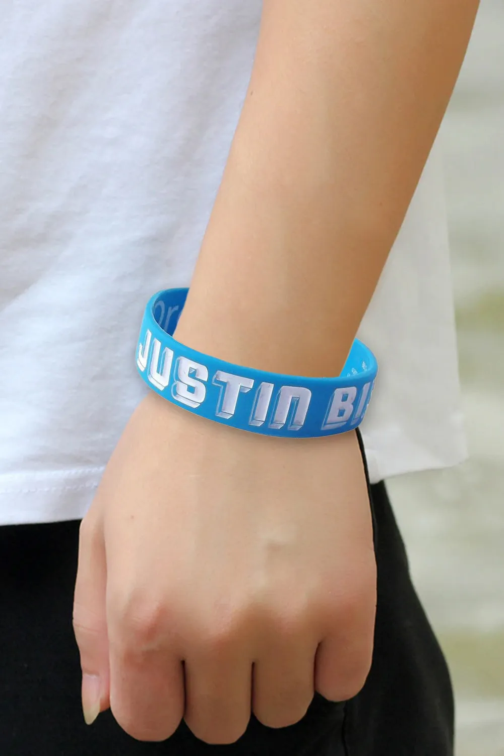 Justin Bieber Rubber Wrist Bands