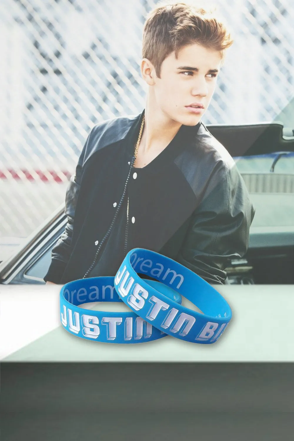 Justin Bieber Rubber Wrist Bands