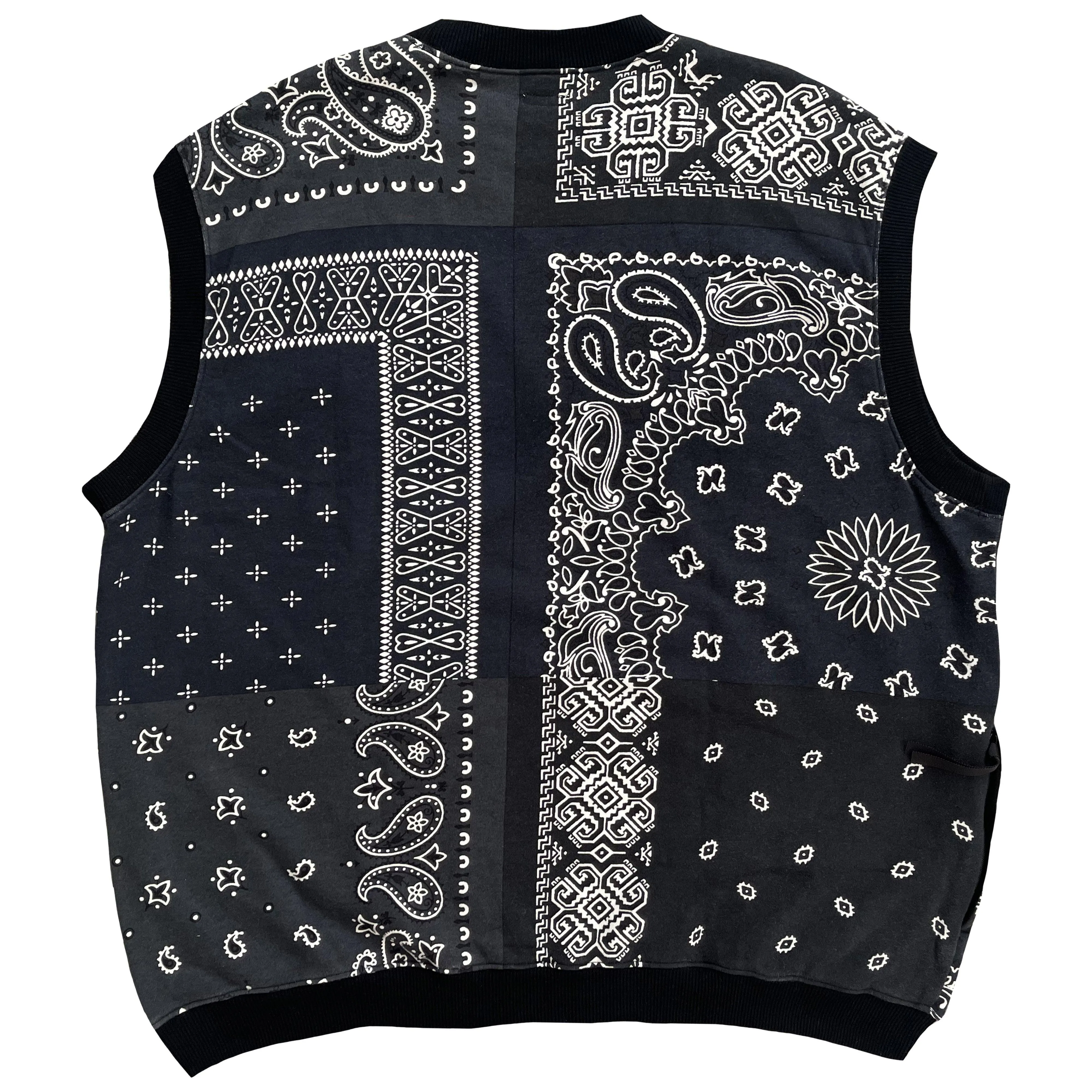 Kapital Bandana Patchwork Sweater Vest