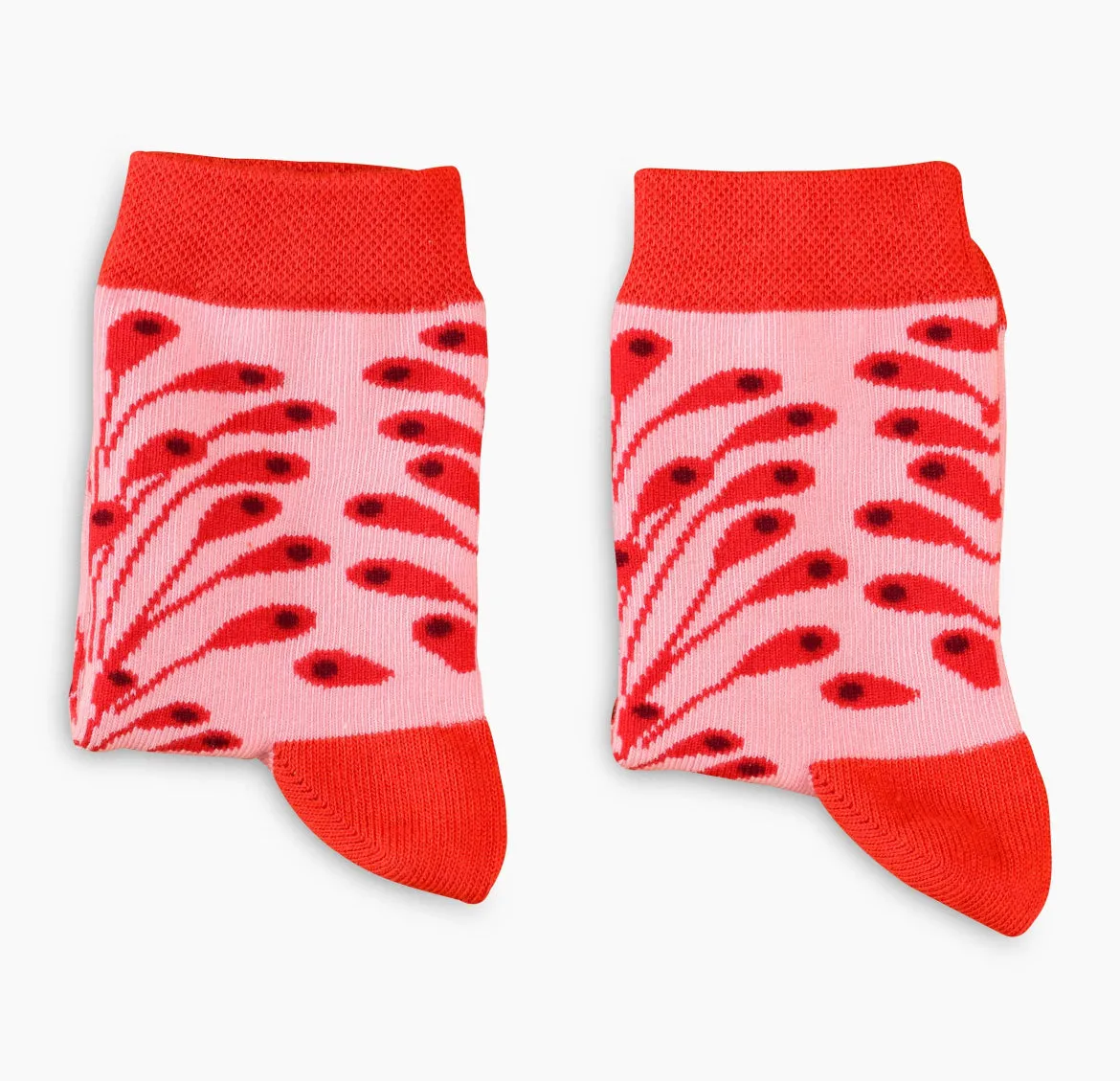 Kids Peacock Pink Socks