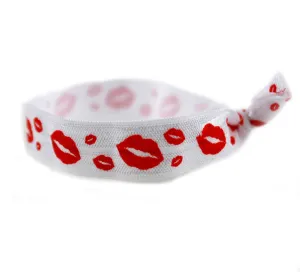 Kisses White Hair Tie (SKU 6072)