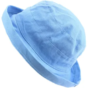 Ladies Linen Sun Hat - Blue