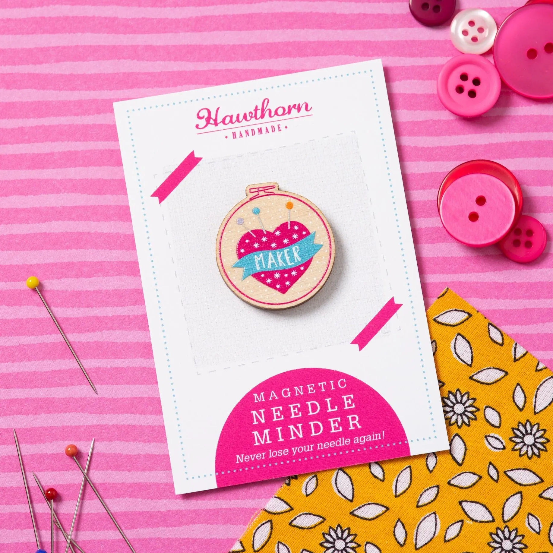 Maker Pincushion Magnetic Needle Minder