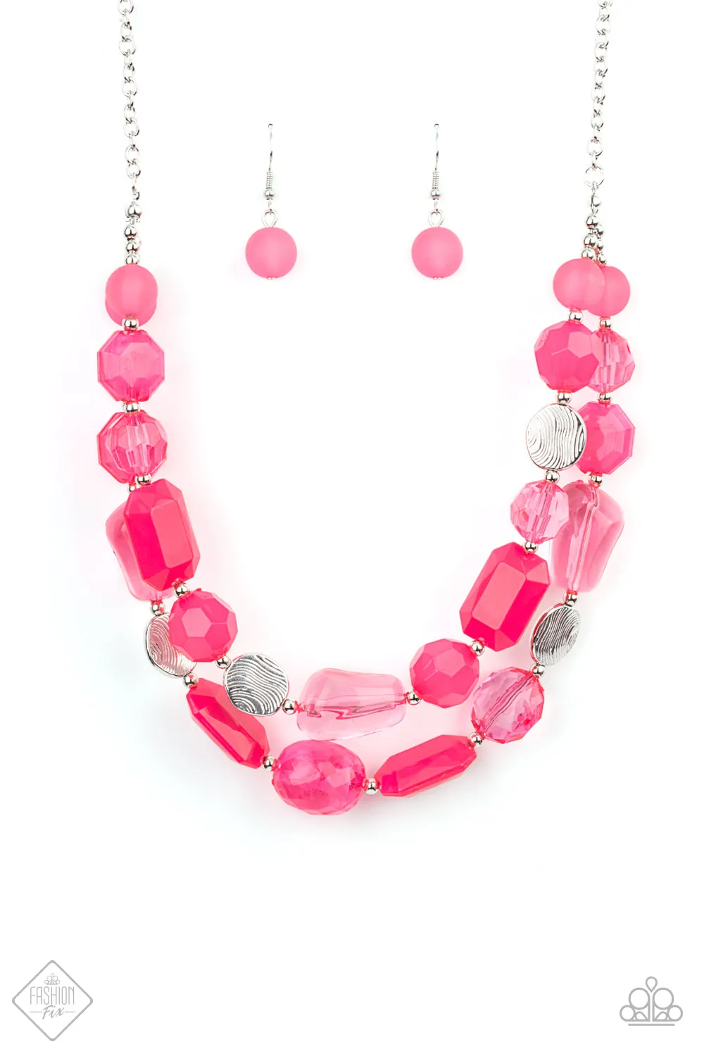 Necklace Oceanic Opulence - Pink N465