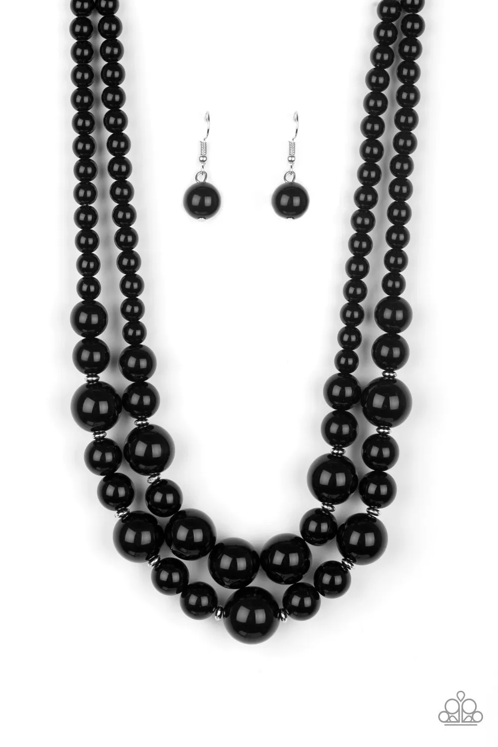 Necklace The More The Modest - Black N347