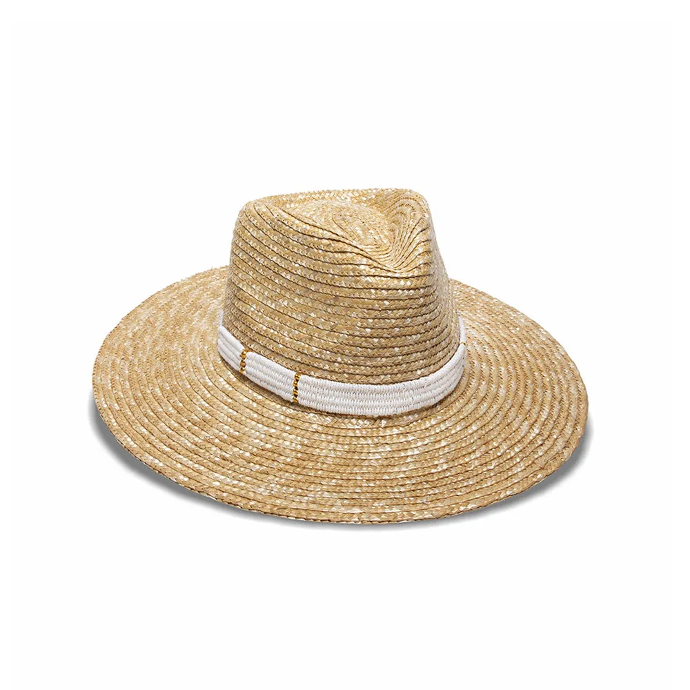 Nikki Beach Alessia Wide Brim Straw Sun Hat