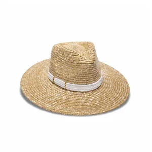 Nikki Beach Alessia Wide Brim Straw Sun Hat