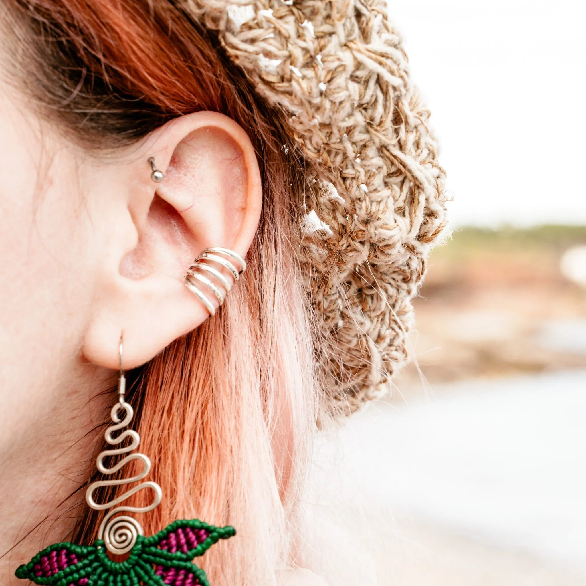 Oceanic Orbit Ear Cuff