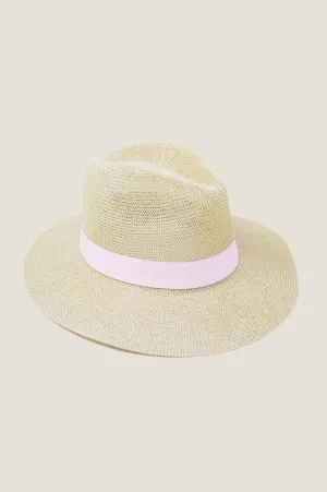 Panama Hat | Pastel Pink