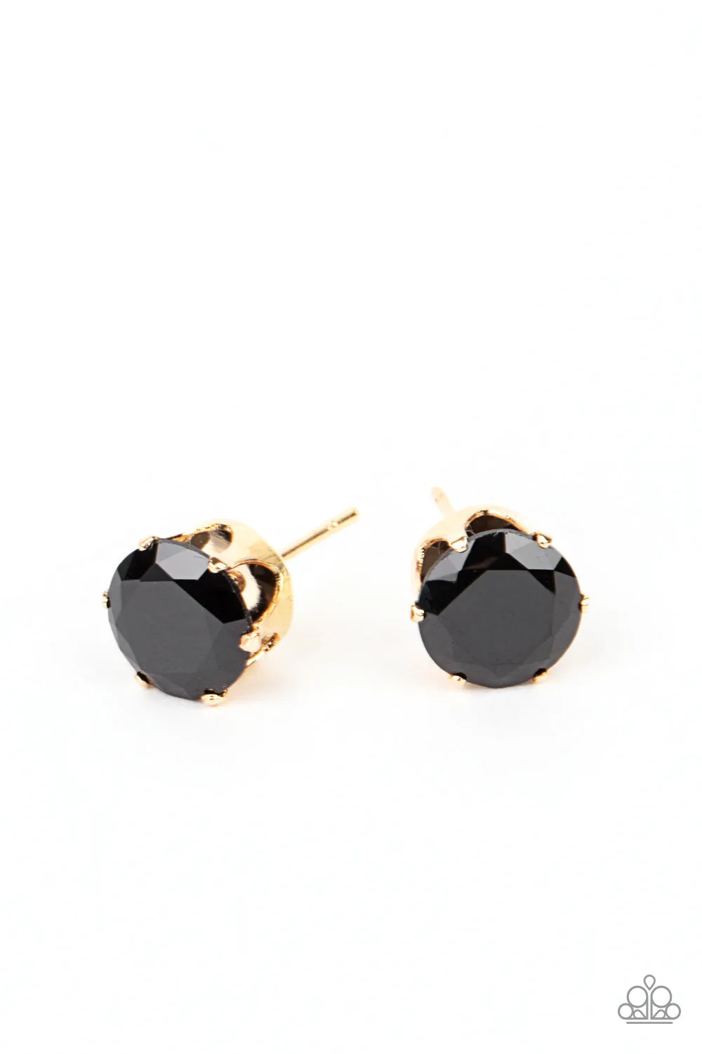 Paparazzi Earring ~ Modest Motivation - Gold Stud