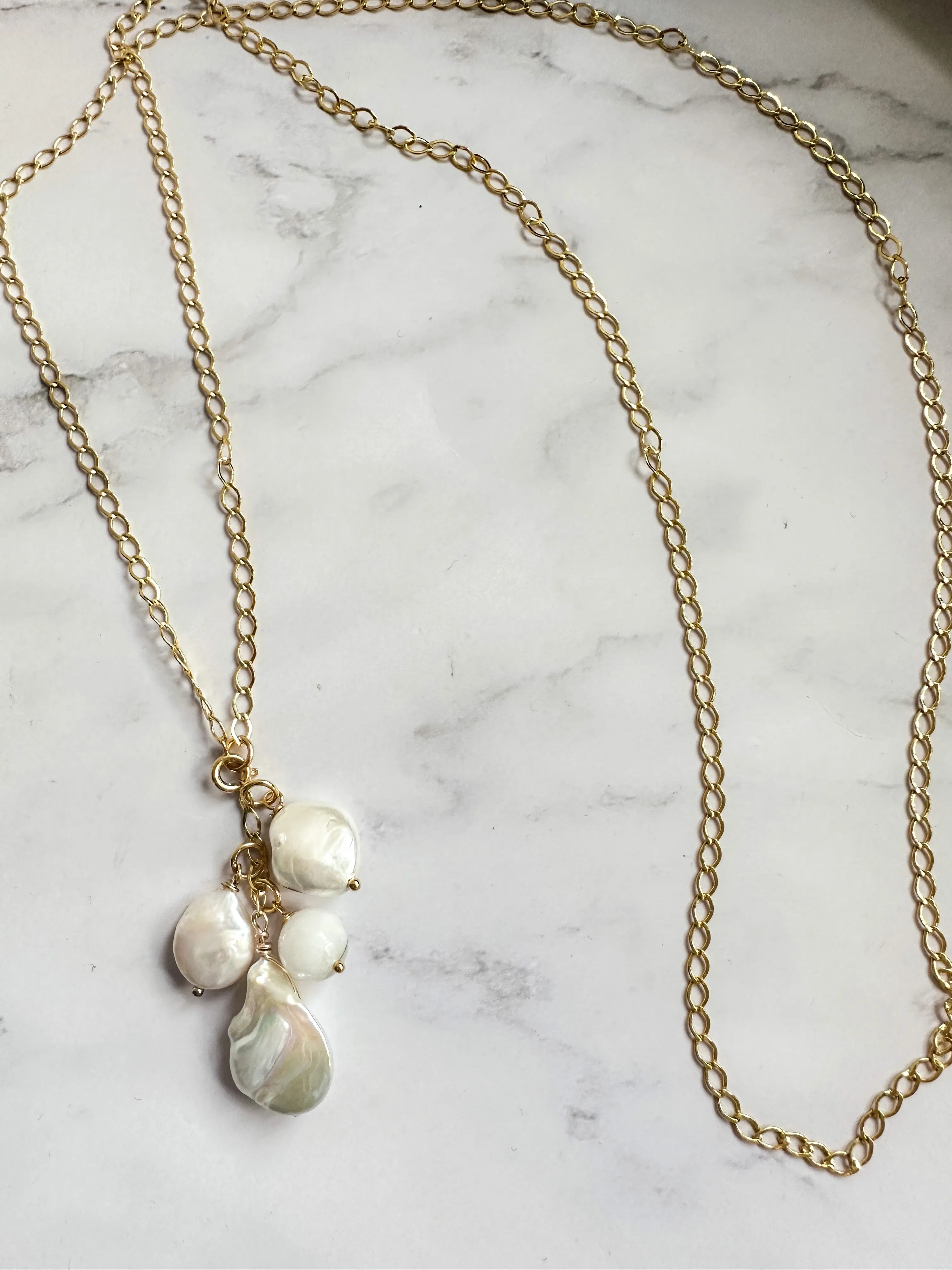 Pearl lover necklaces