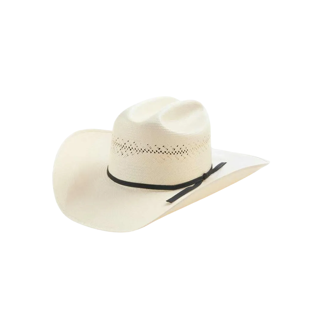 Resistol Men's  Double R Luke 20X Shantung Straw Cowboy Hat