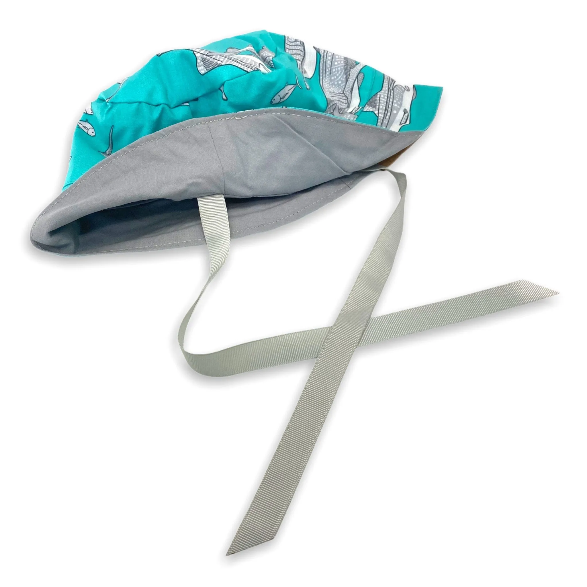 Reversible Sun Hat, Sharks