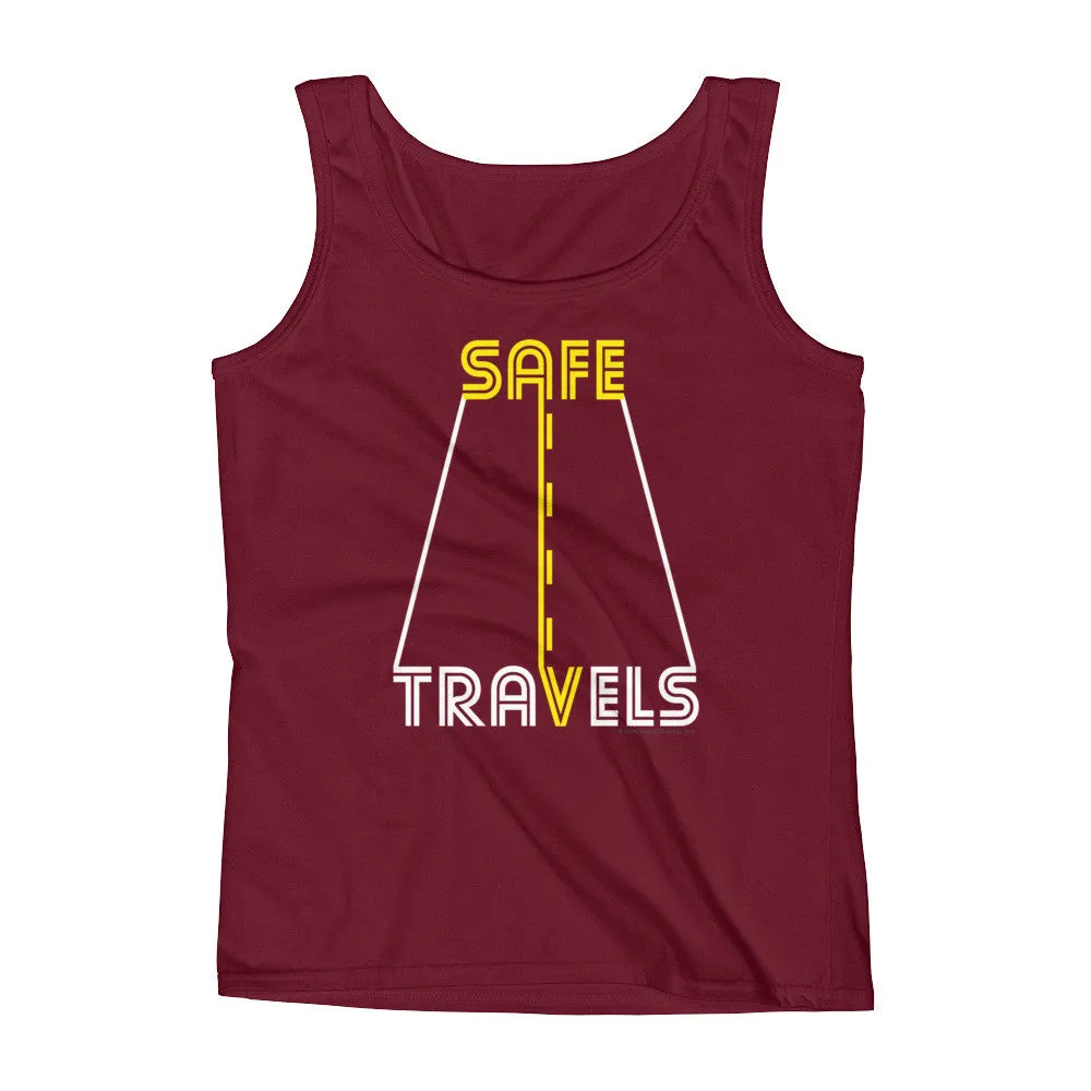 Safe Travels Fitted Tank Top