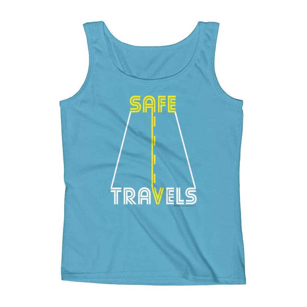 Safe Travels Fitted Tank Top