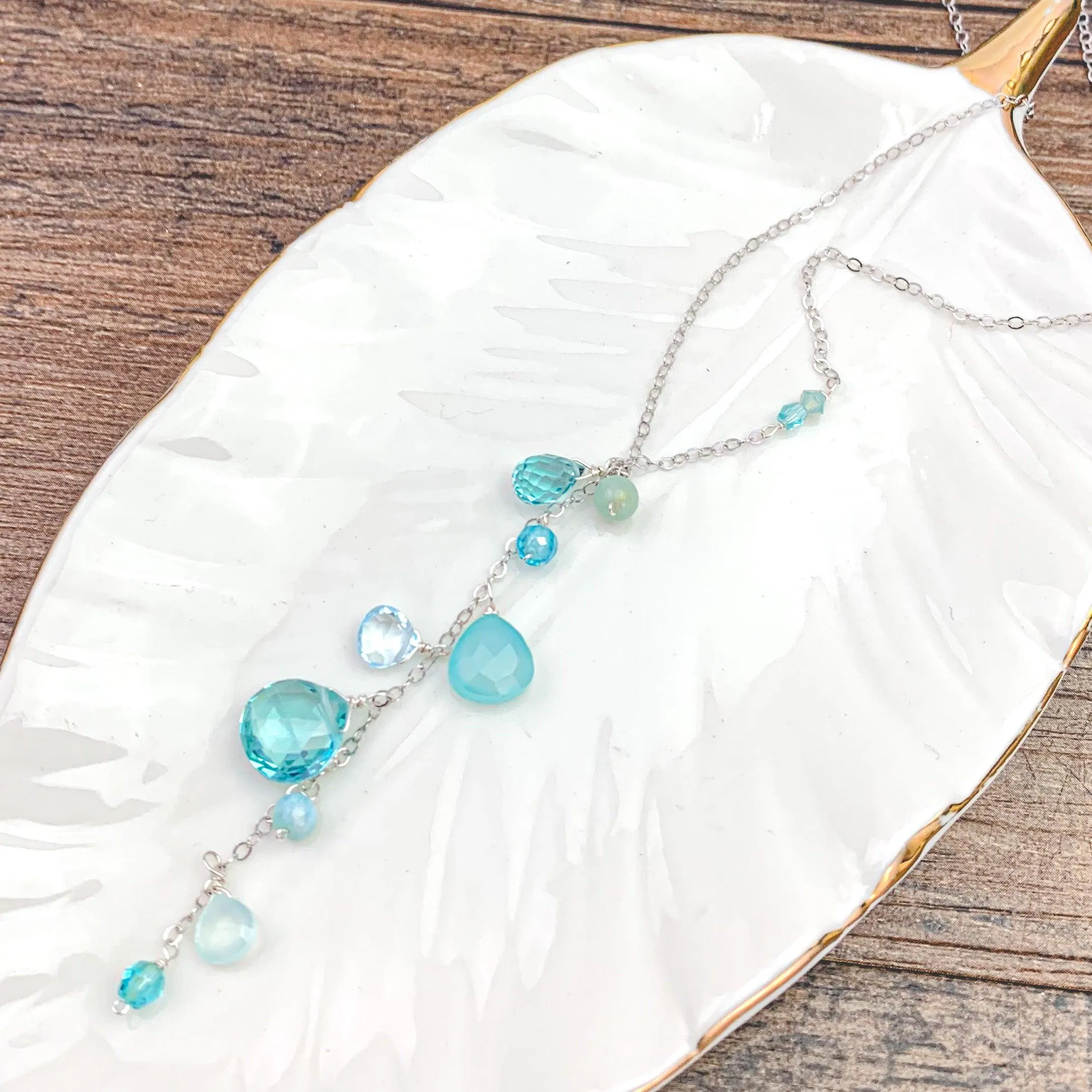 Seaglass Serenity: Aqua Quartz Collection