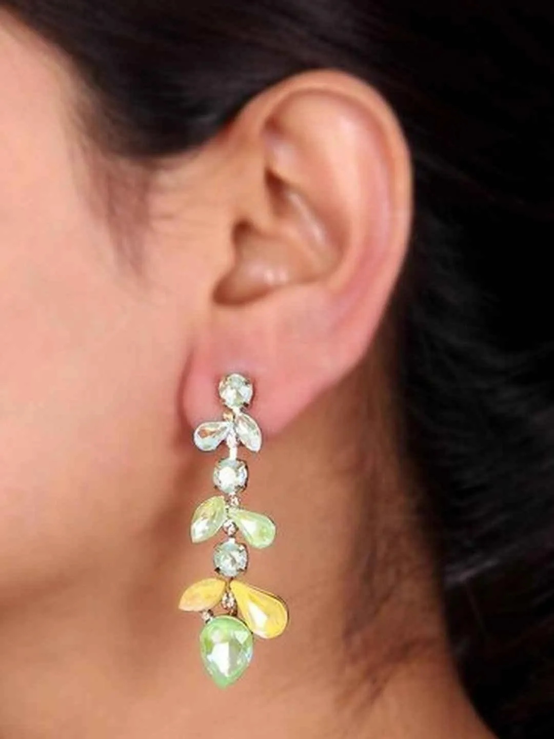 Sejal Kumar In Gradient Drop Earrings Oceanic