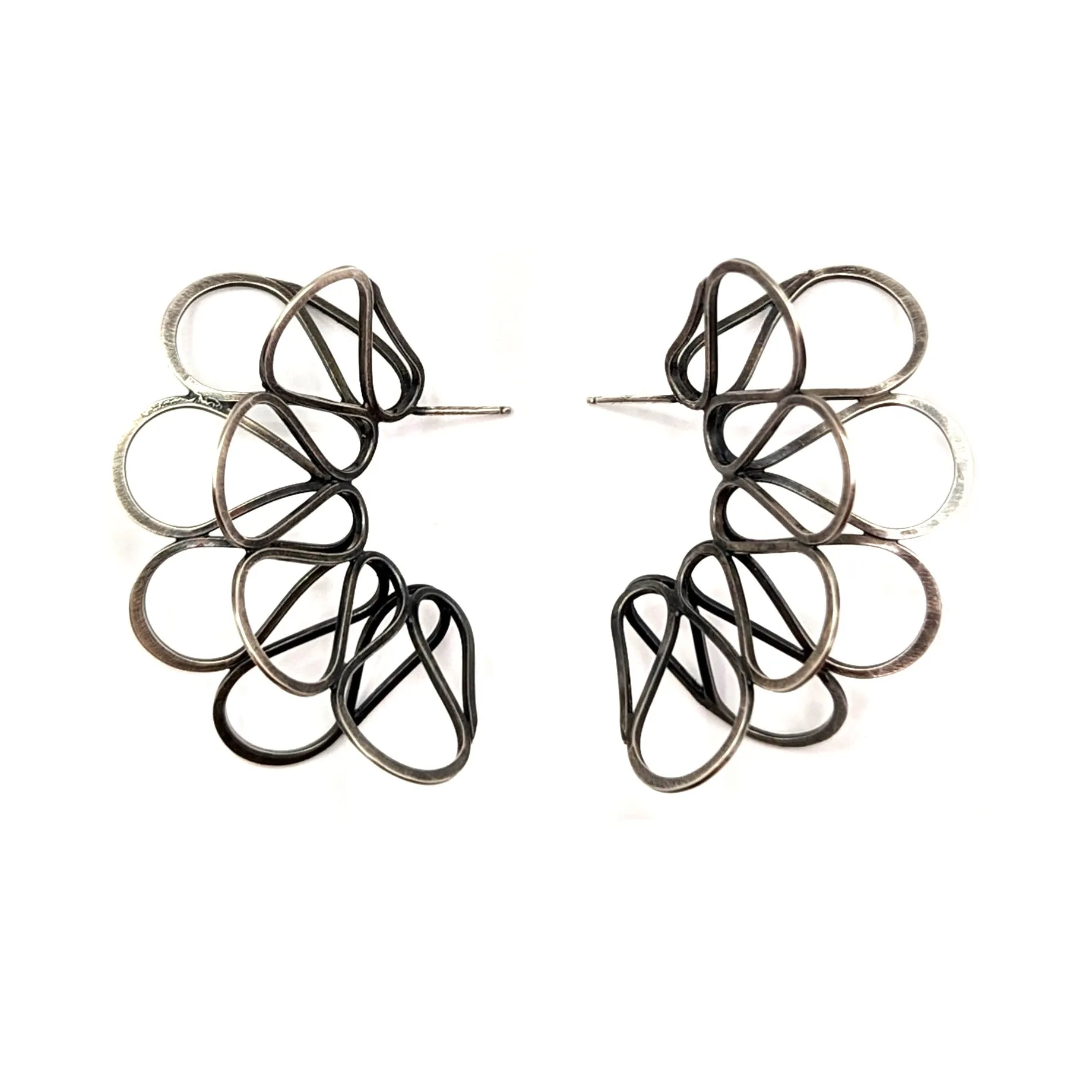 Shadowed Butterfly Earrings