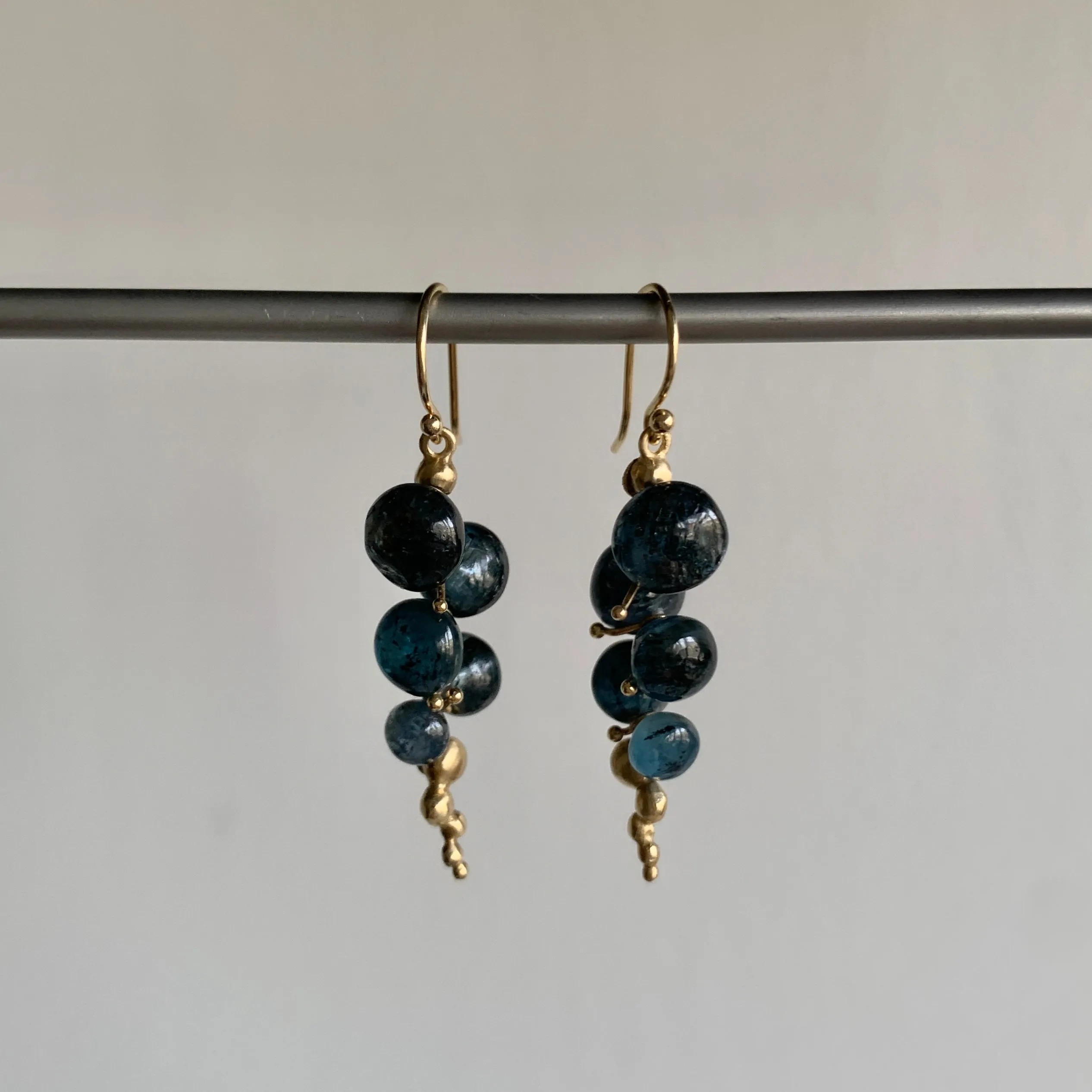 Small Orissa Kyanite Caviar Earrings