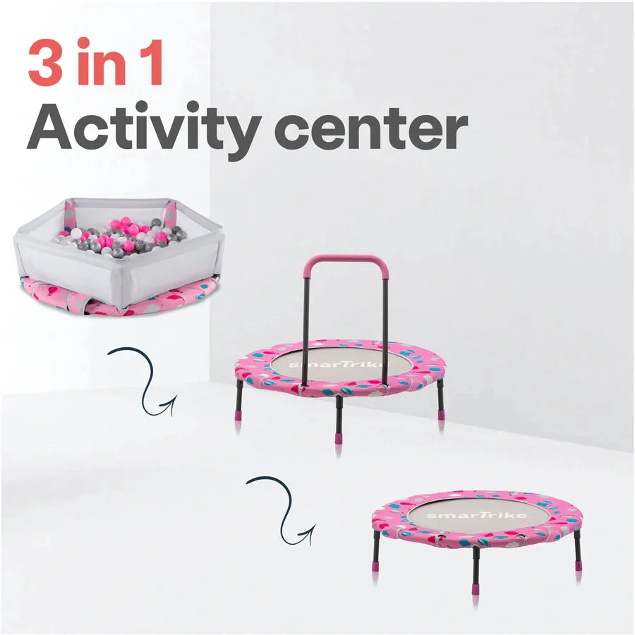 SmarTrike Activity Center 3in1 Trampoline (Pink)