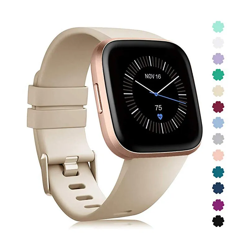 Strap for Fitbit Versa/Versa2/Lite Smart watch replacment band Sport silicone Bracelet band for Fitbit Versa 2 wristbelt