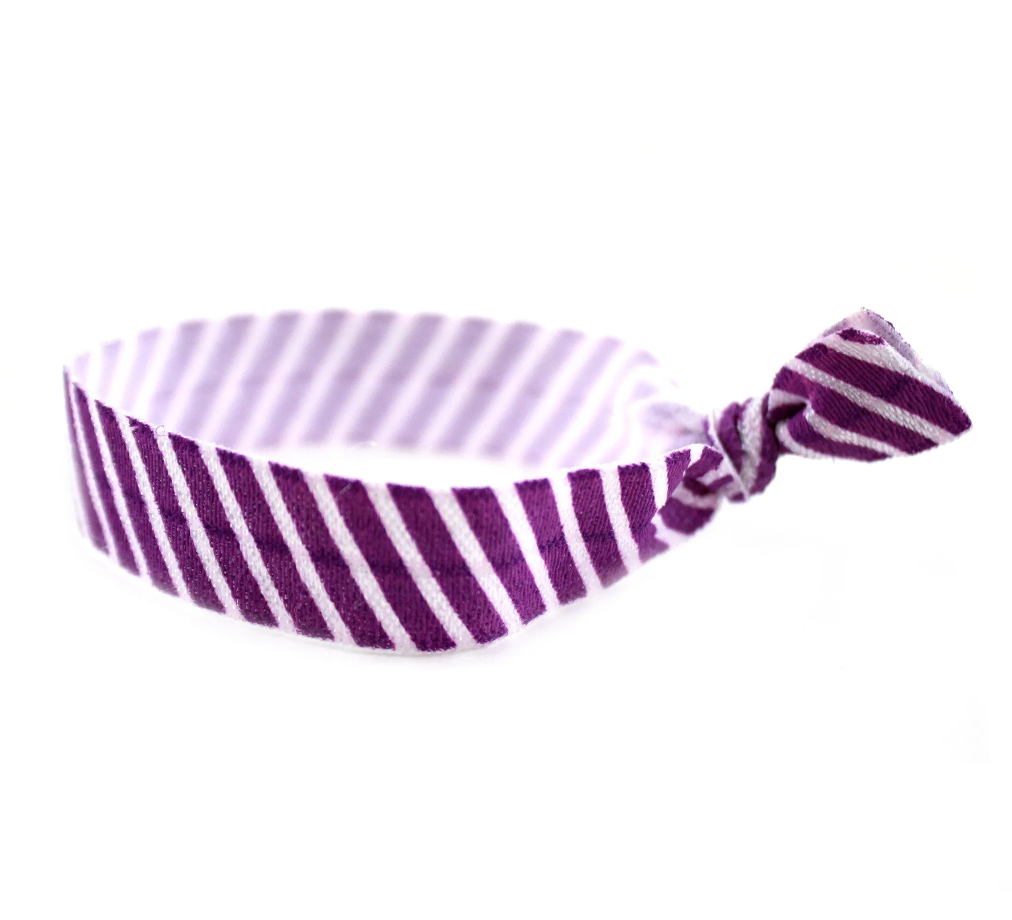 Stripes Violet Hair Tie (SKU 6086)