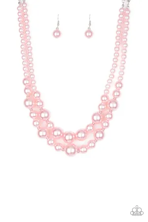 The More The Modest - Pink Necklace - Paparazzi Accessories