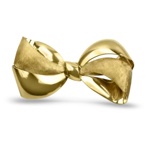 Tiffany & Co. Estate 14K Yellow Gold Bow Brooch