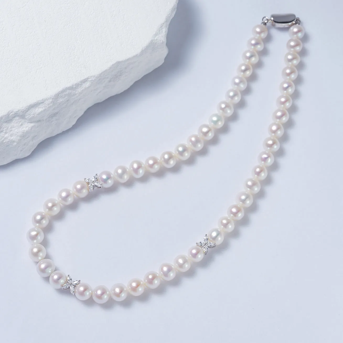 Top Grade Freshwater Pearl Necklace WN00625 | EVERLEAF